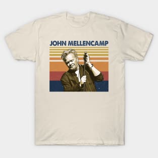 John Country Mellencamp Vintage Retro T-Shirt